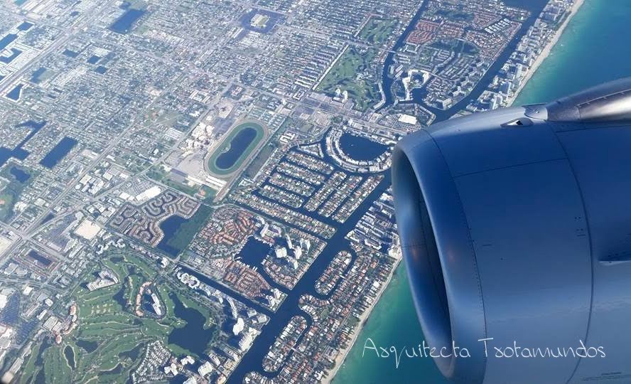 Vista aérea llegando a uno de mis destinos