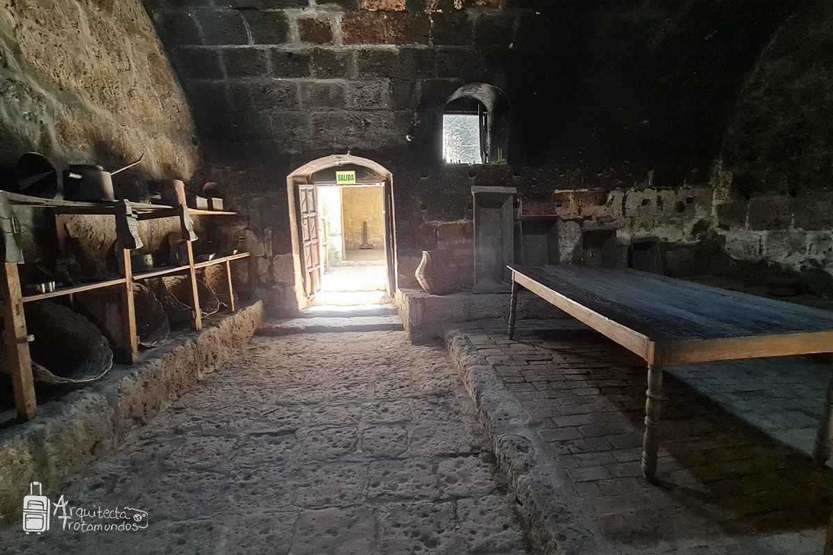 Cocina central en Monasterio de Santa Catalina