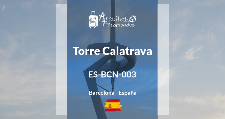 Torre de Comunicaciones de Calatrava en Montjuïc, Barcelona.